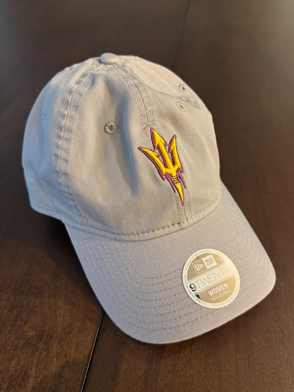 Women's Light Gray ASU Baseball Cap